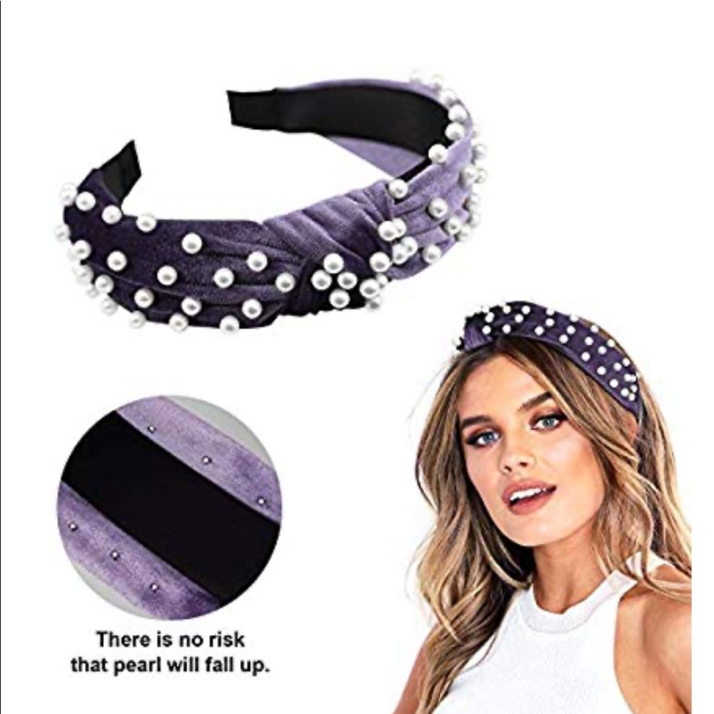 MUST GO, SALE ENDS 12/28 Velvet Pearl Headband